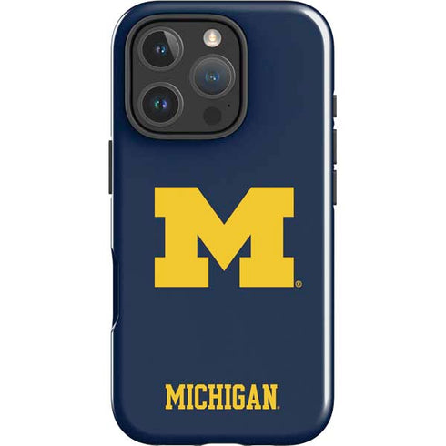 University of Michigan M Logo iPhone 16 Pro Impact Case